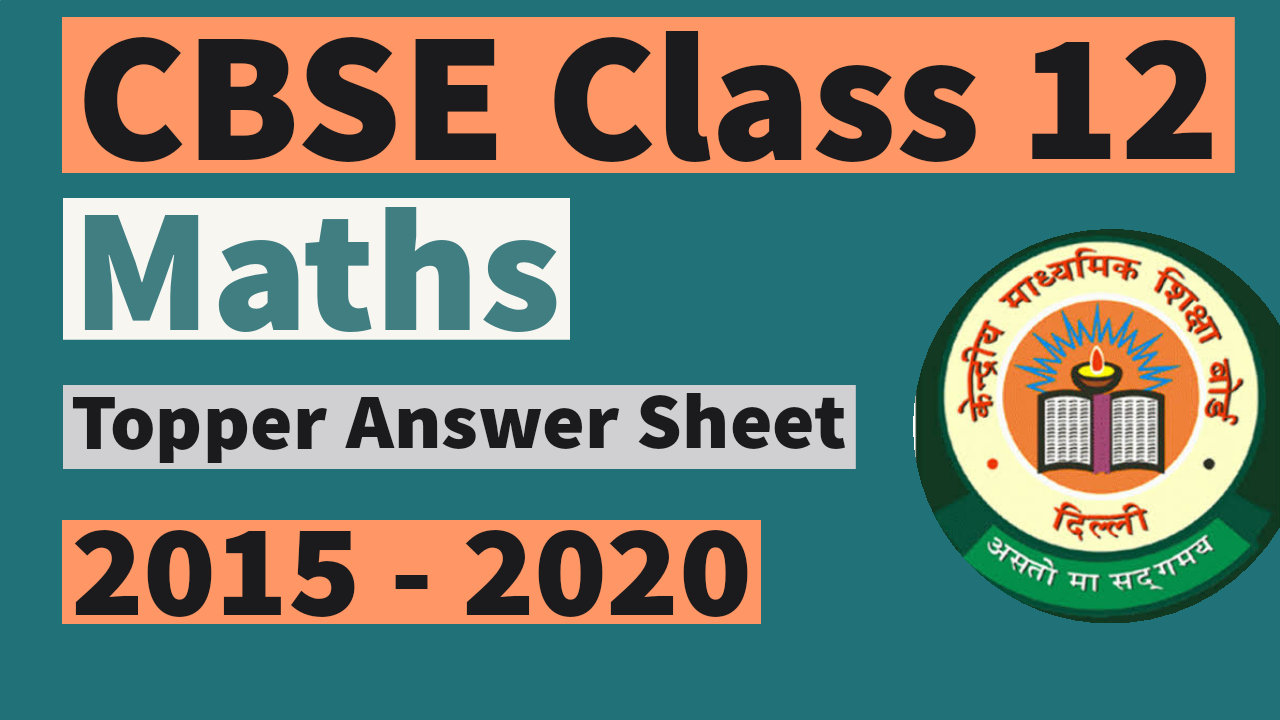 topper answer sheet