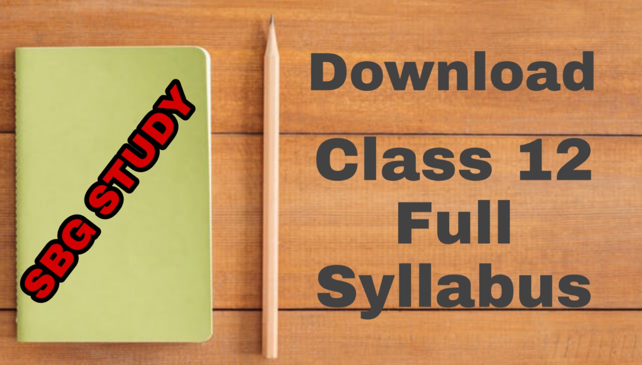 class 12 syllabus