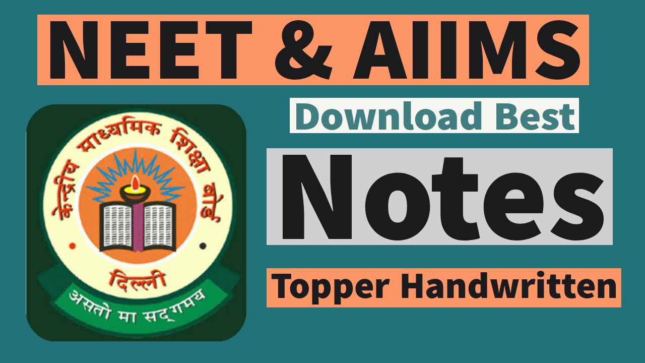 neet notes pdf